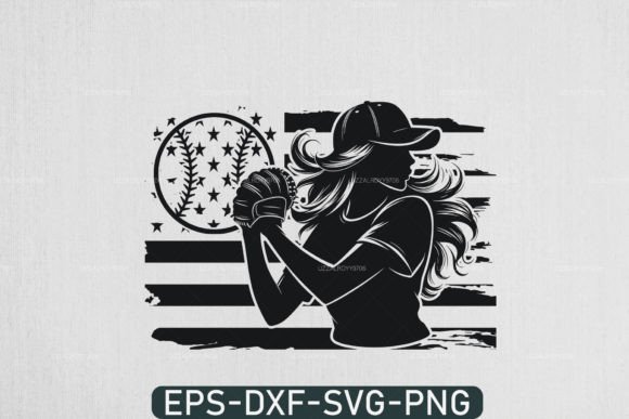 Baseball Player SVG Graphics for T-Shirt Designs