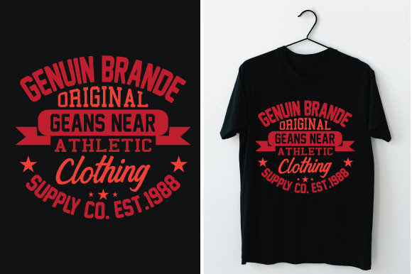 Genuin Brande Original: Graphics for T-Shirt Designs
