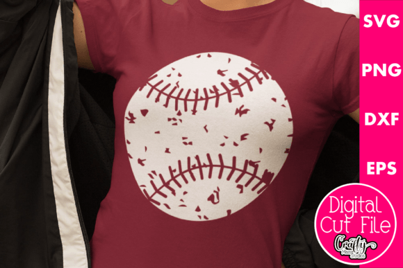 Grunge Baseball Graphics for T-Shirt Designs