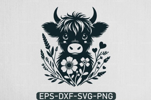 Highland Cow Floral SVG: Embroidery Project Review