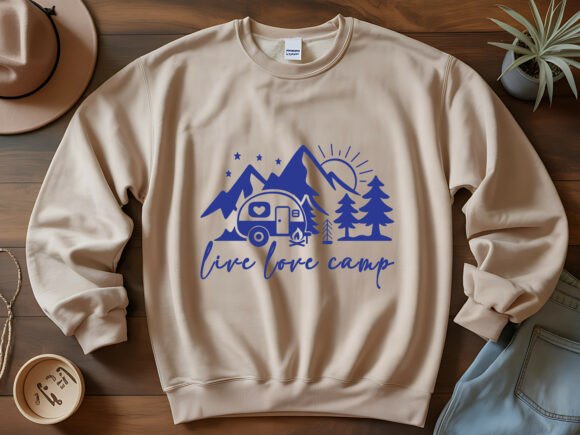 Live Love Camp Camping SVG Graphics