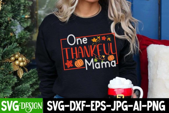 One Thankful Mama SVG: T-Shirt Designs & Graphics Review
