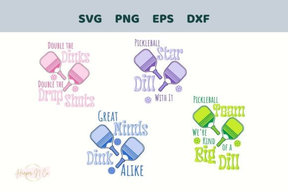 Pickleball Tshirt SVG Bundle for Crafts & Graphics
