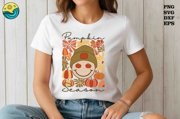 Pumpkin Season Fall SVG for Graphics and T-Shirt Designs