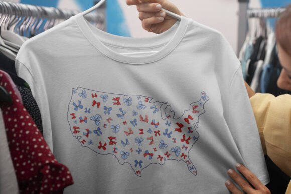 Retro America Coquette SVG, 4th of July