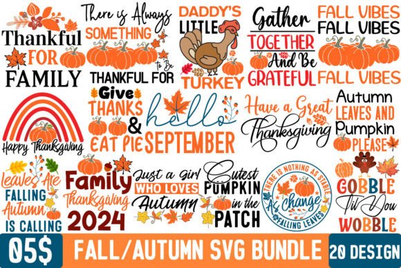 Thanksgiving SVG Bundle Review for T-Shirt Graphics & Design