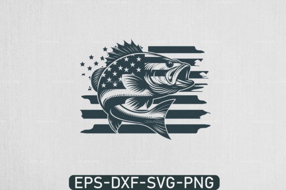 USA Bass Fishing SVG Review: T-Shirt Graphics